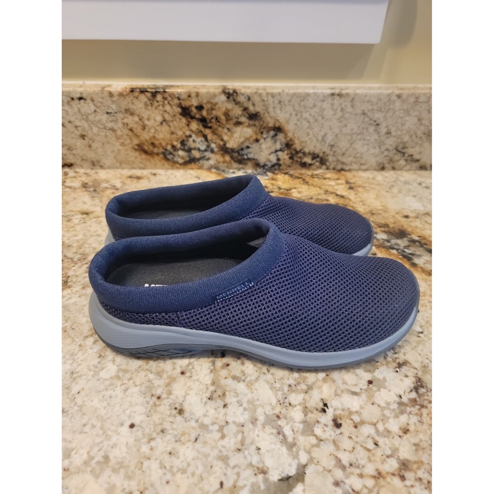 Merrell Encore Breeze Float Pro Womens size 8 Blue Slip On Clogs.  NWOB - Picture 3 of 6